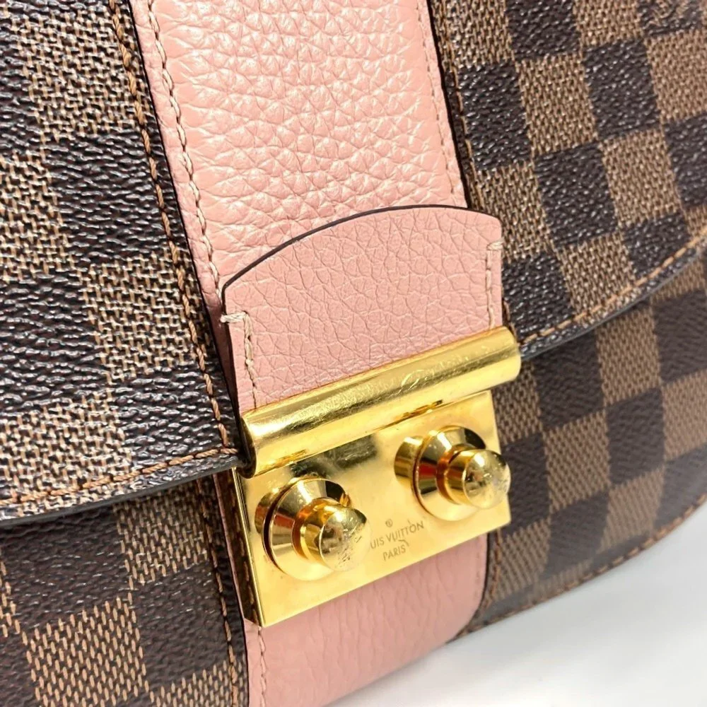LOUIS VUITTON Brown Damier Canvas Pochette Shoulder Bag